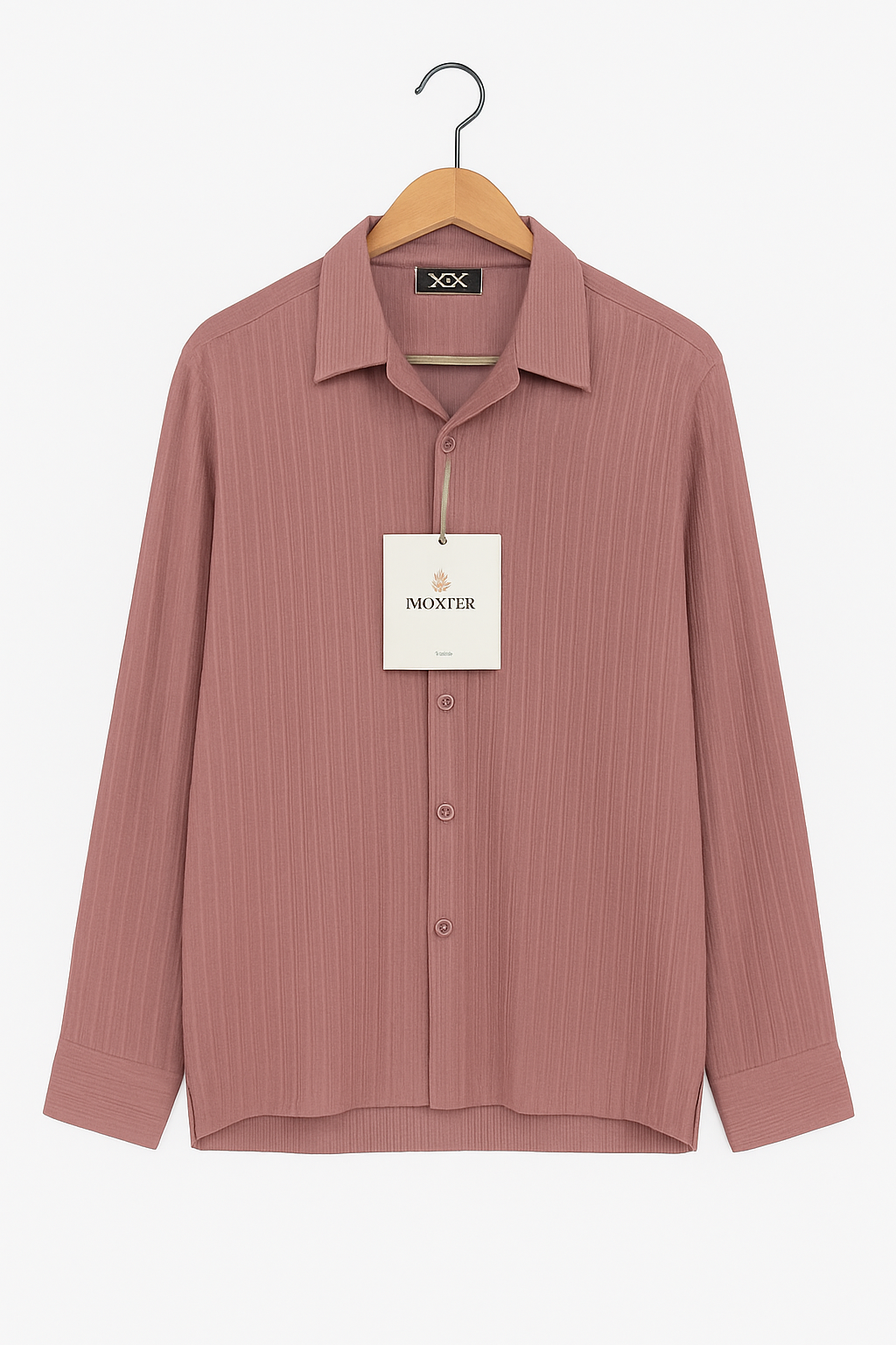 Vertical Texture Classic Long sleeve Shirt